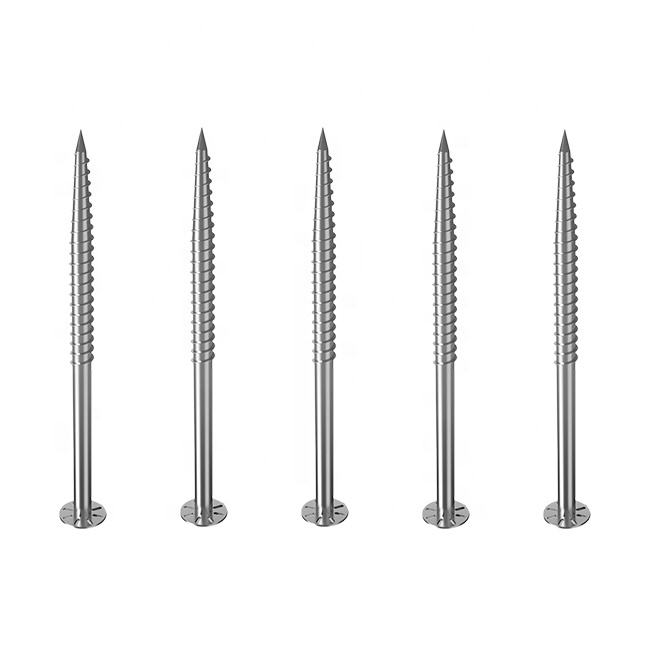 ソーラーパネルの地上設置用モジュラー式接地ネジキット（OEM向け）