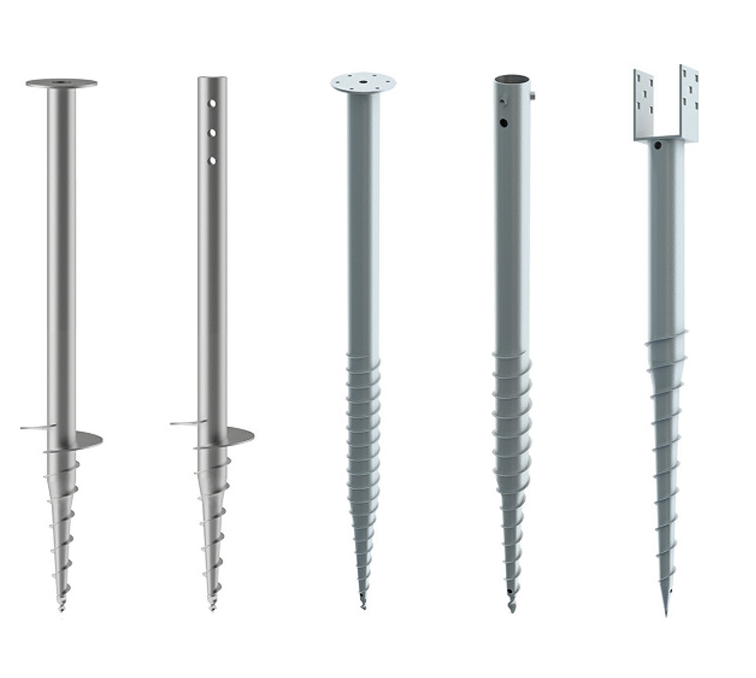 太陽光発電構造物（住宅用および商業用）向け高耐久性ヘリカル式地中ねじ式地中アンカー