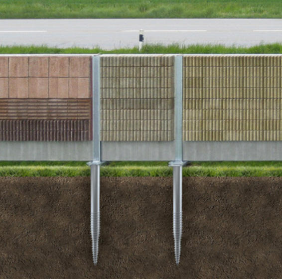 太陽光発電構造物（住宅用および商業用）向け高耐久性ヘリカル式地中ねじ式地中アンカー
