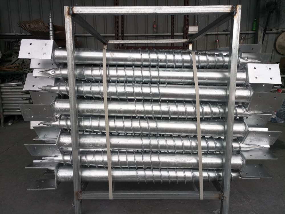 U Type Galvanized Ground Screw