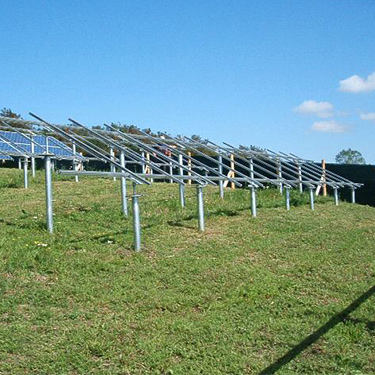 Kit completo de pilotes atornillados con brida para sistema de montaje solar OEM