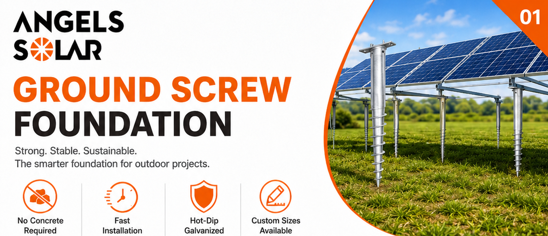 ground screws for solar panels