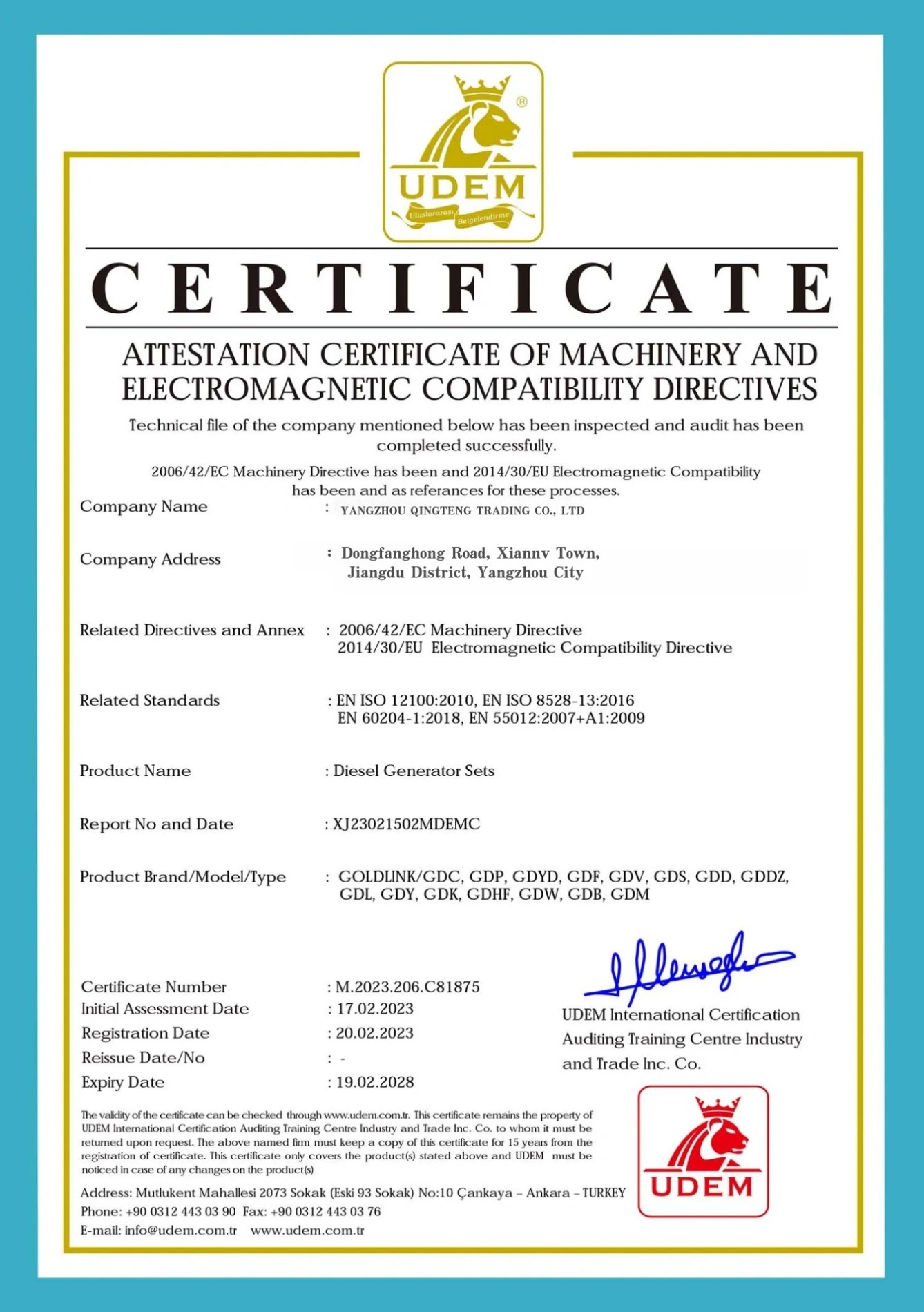 Yangzhou Qingteng Trading Co., Ltd