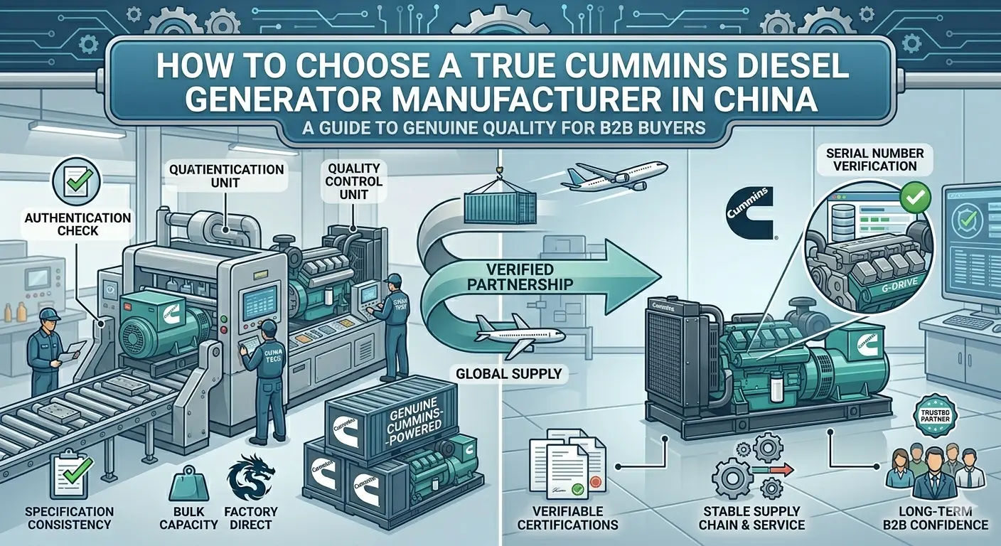 Cummins generator supplier China