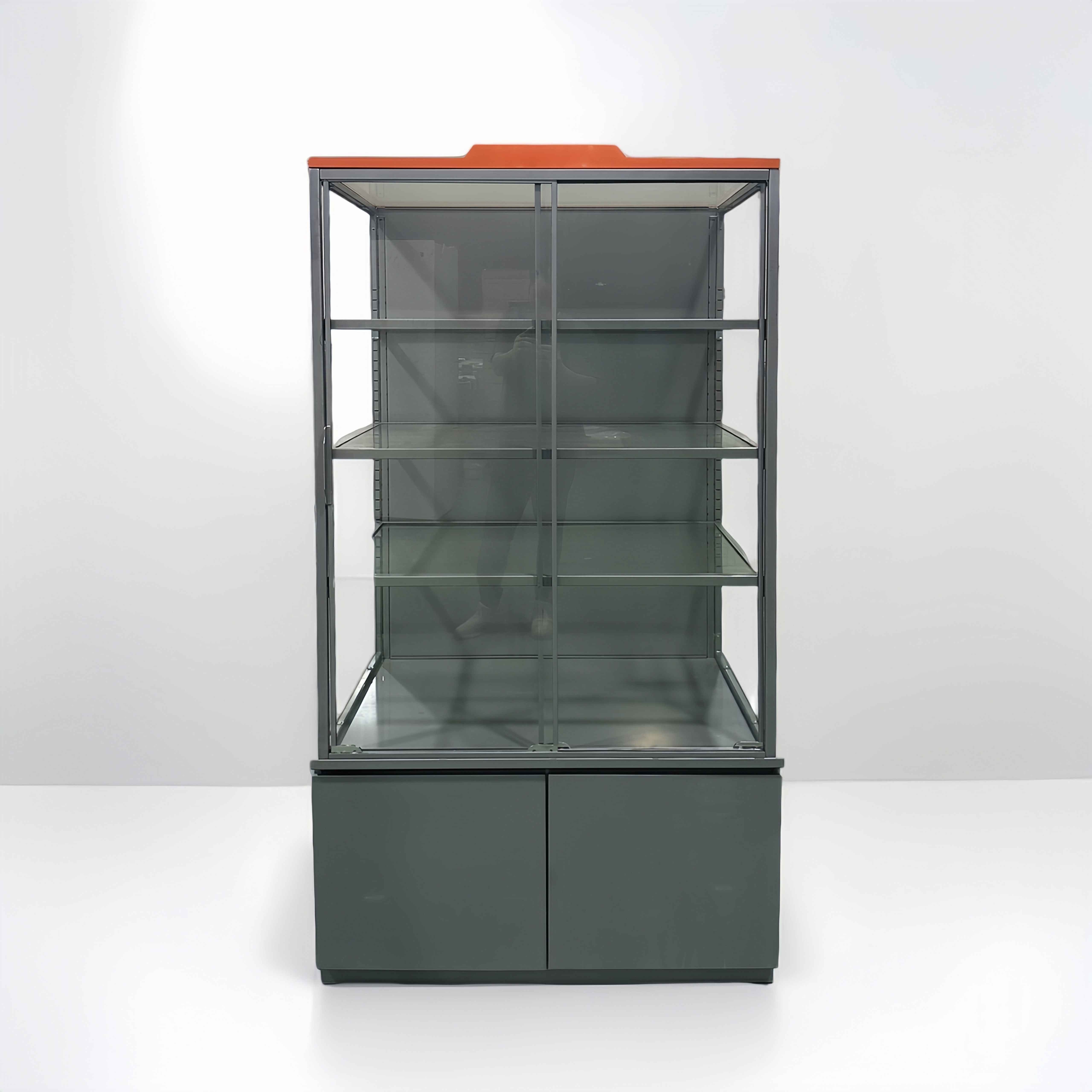 Display And Storage Cabinet With Glass Doors Display And Storage Cabinet With Glass Doors