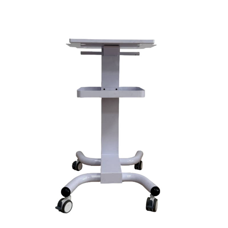 Tray Cart On Wheels With Storage Platform