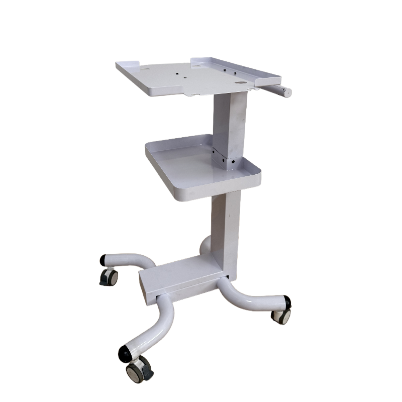 Tray Cart On Wheels With Storage Platform