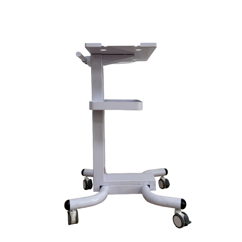 Tray Cart On Wheels With Storage Platform