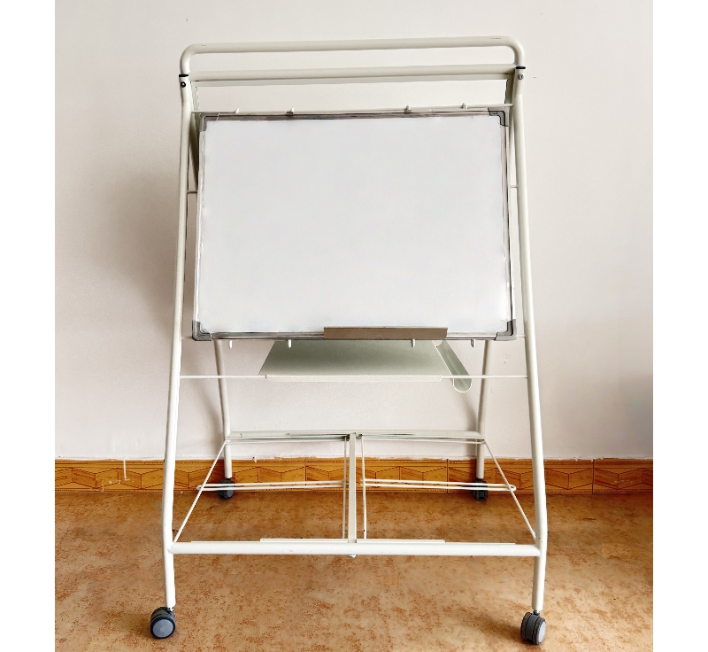 Mobile Whiteboard Stand With Tray