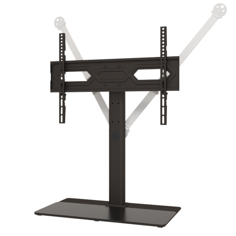 Tabletop TV Stand With Glass Base For 32-75'' TVs