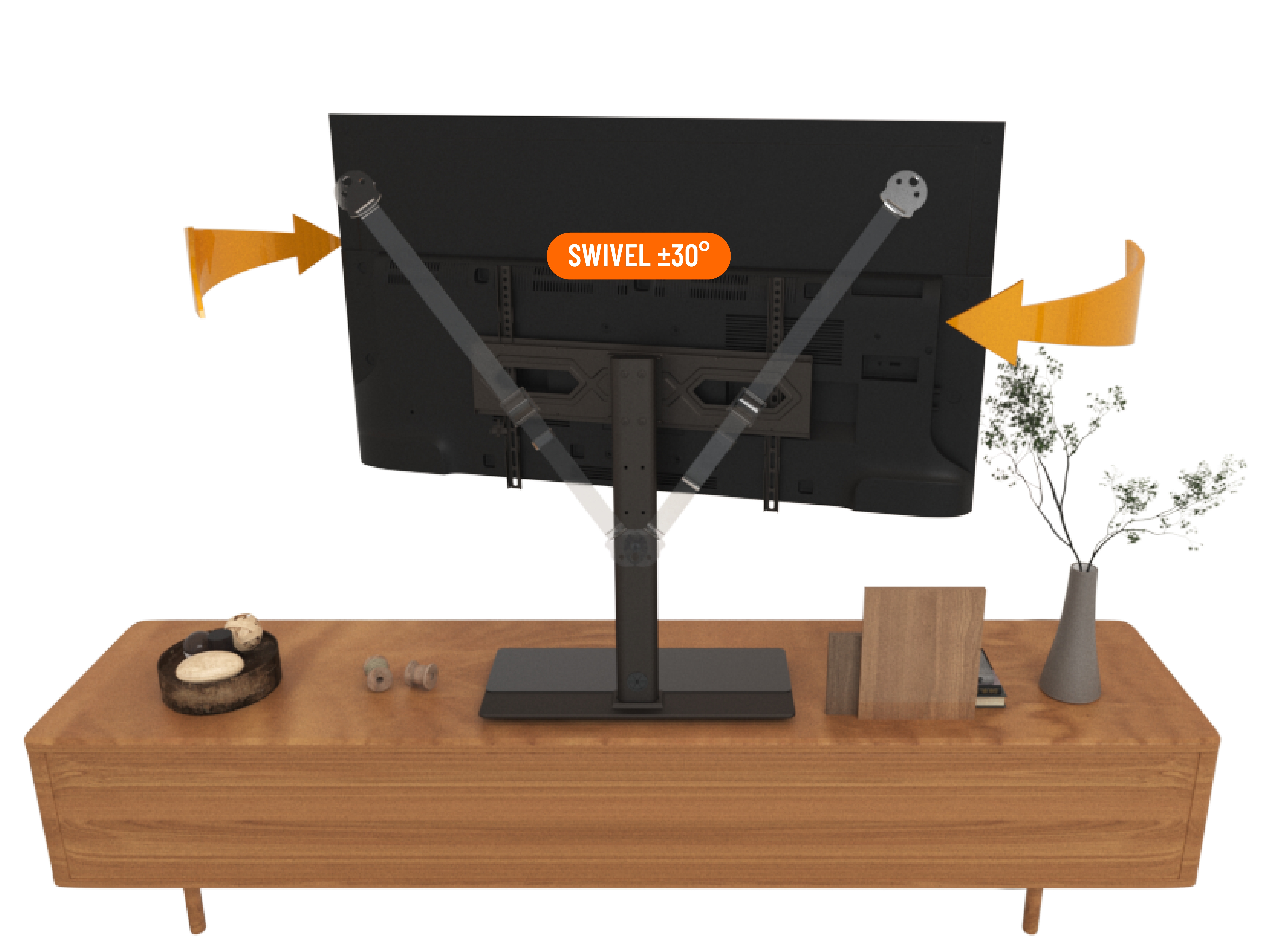 Height Adjustable TV Stand