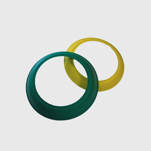 Triangle rubber tire bead partition
