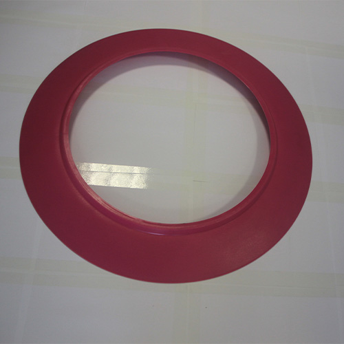 Triangle rubber tire partition