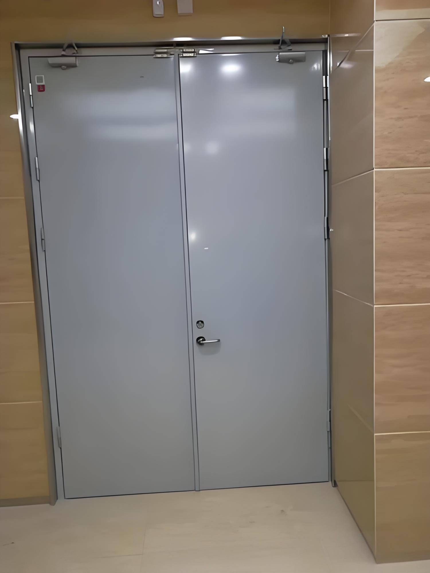 commercial metal fire door