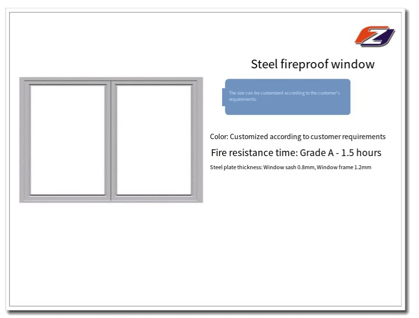 steel fire window