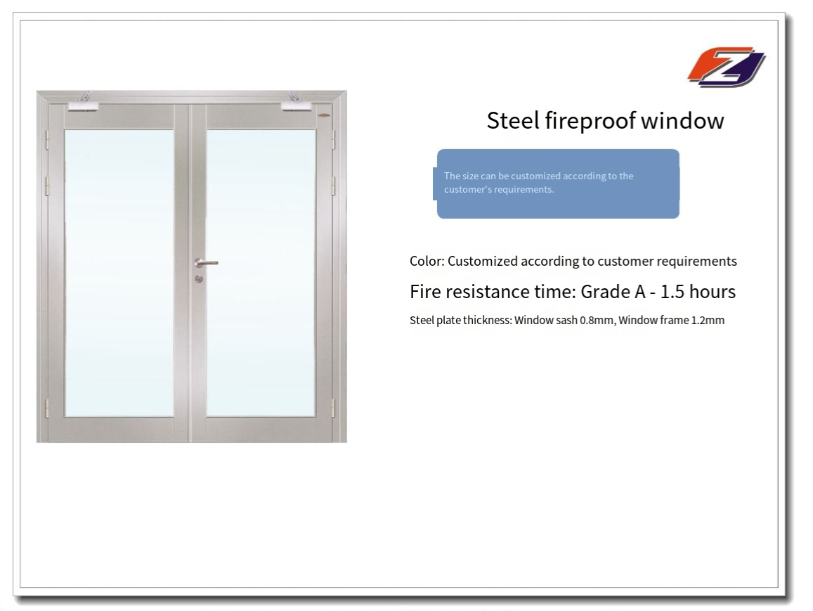 Supply Sliding Steel Fire Rated Window Wholesale Factory - Jiangsu ...