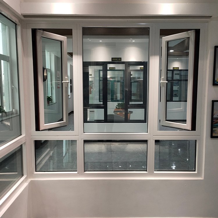 Aluminum alloy fireproof window