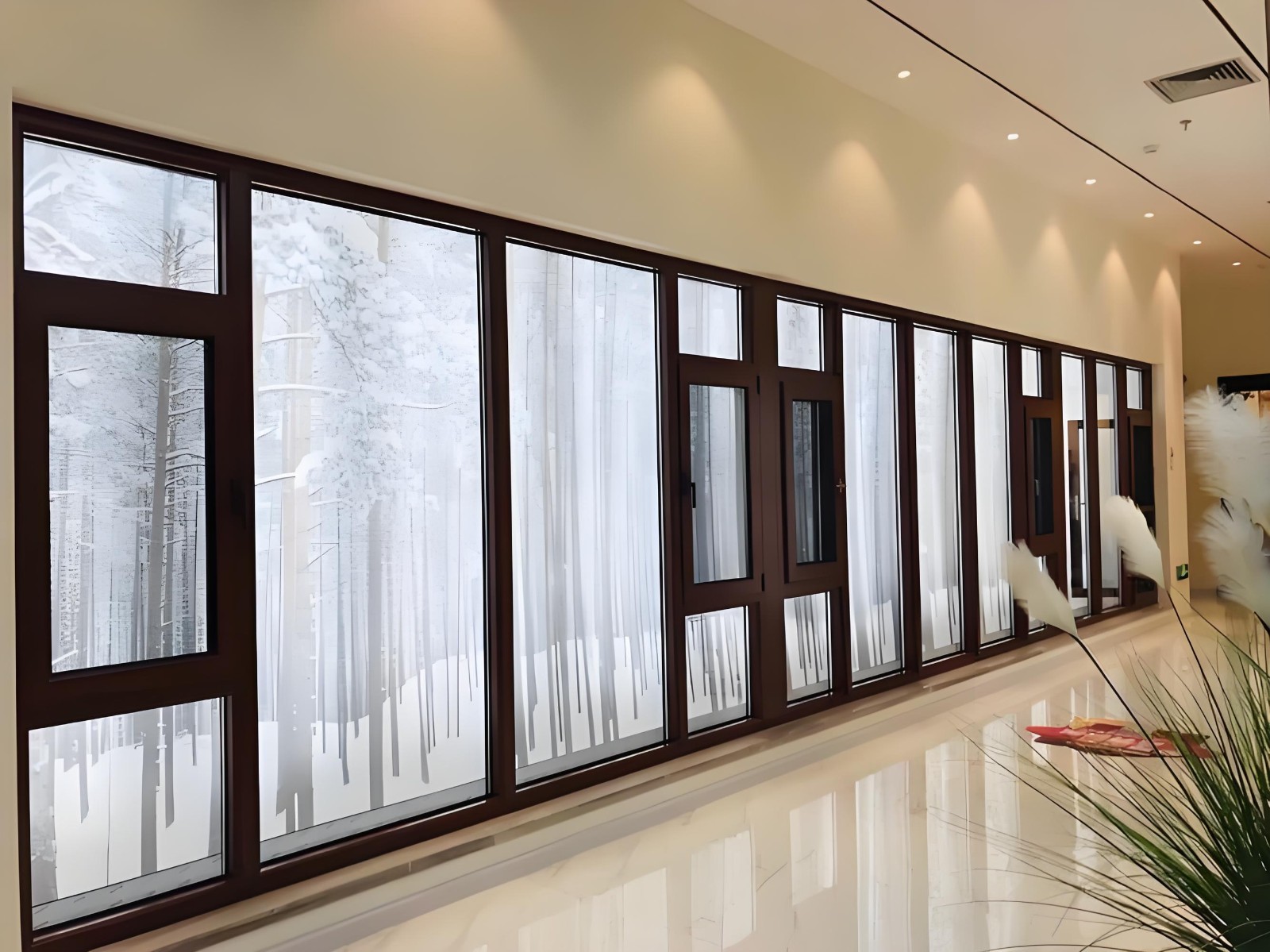 Aluminum fire resistant window