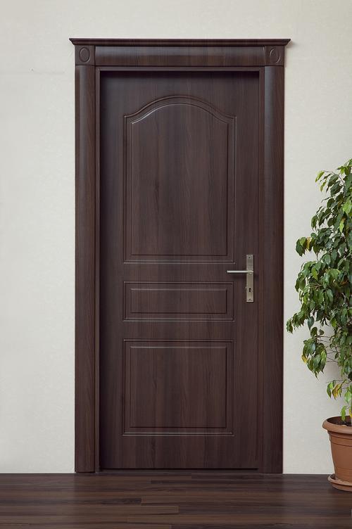 wood entry fire door