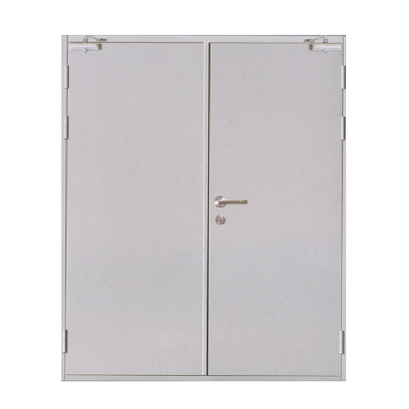 double leaf steel fire rated door