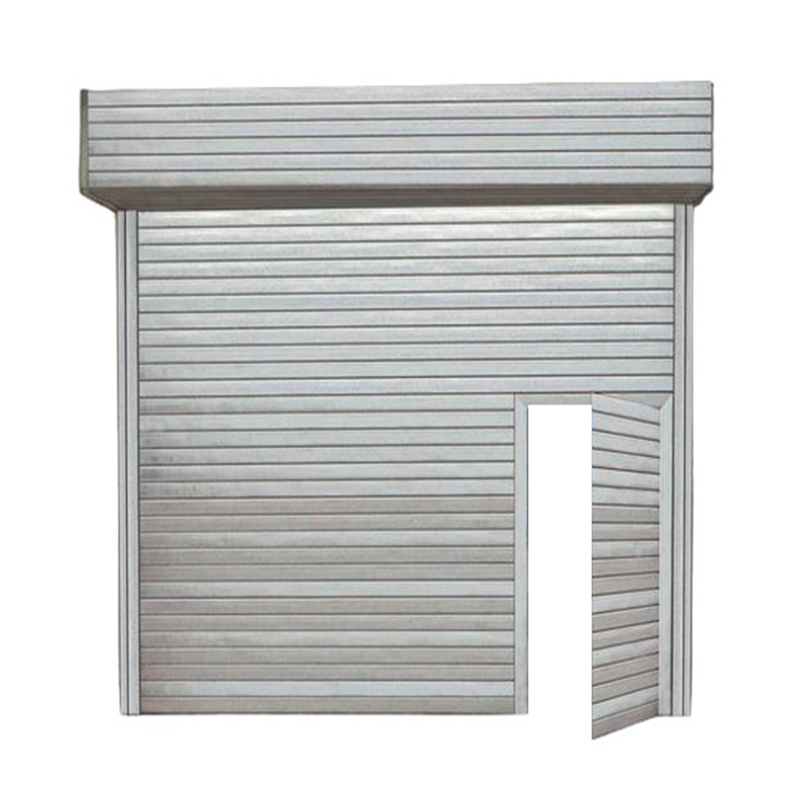 fire shutter with escape door