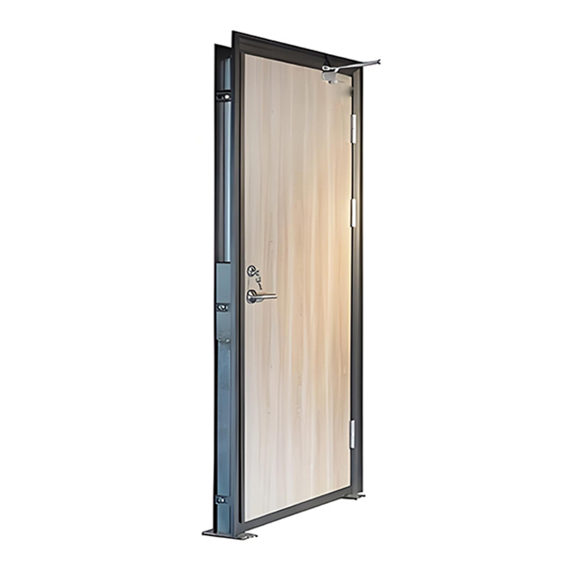 Grade C steel wood fire door