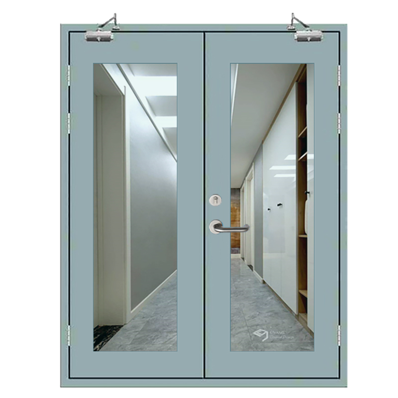 O papel crucial das portas de vidro resistentes ao fogo nos corredores hospitalares