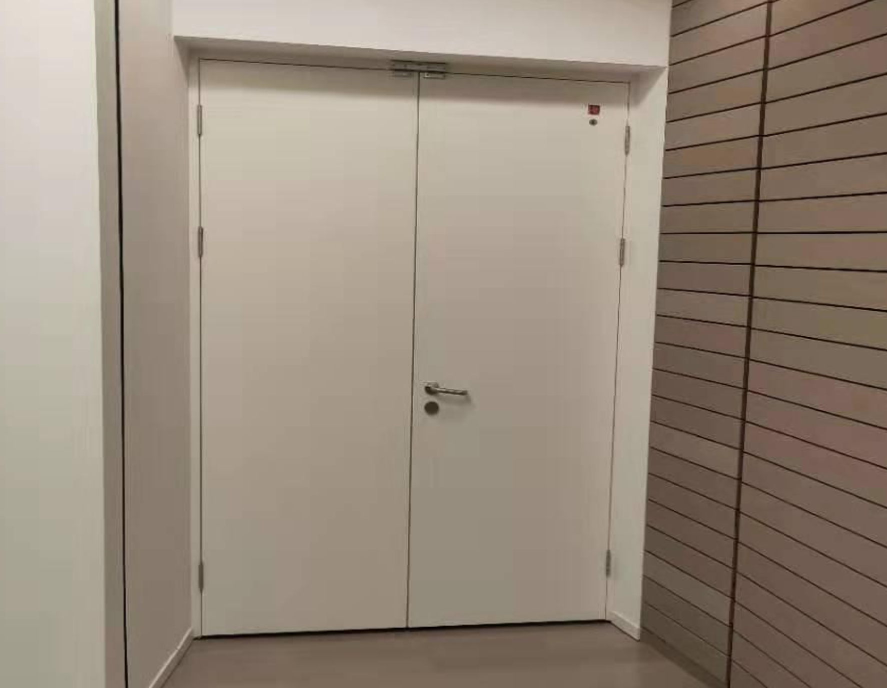 Low risk area fire doors