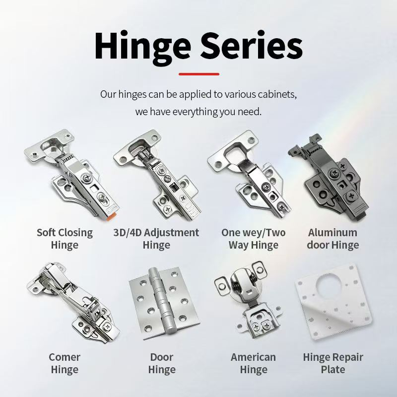 Kitchen Cabinet 3D Adjustable Door Hinge
