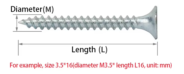 Gypsum Board Drywall Screw
