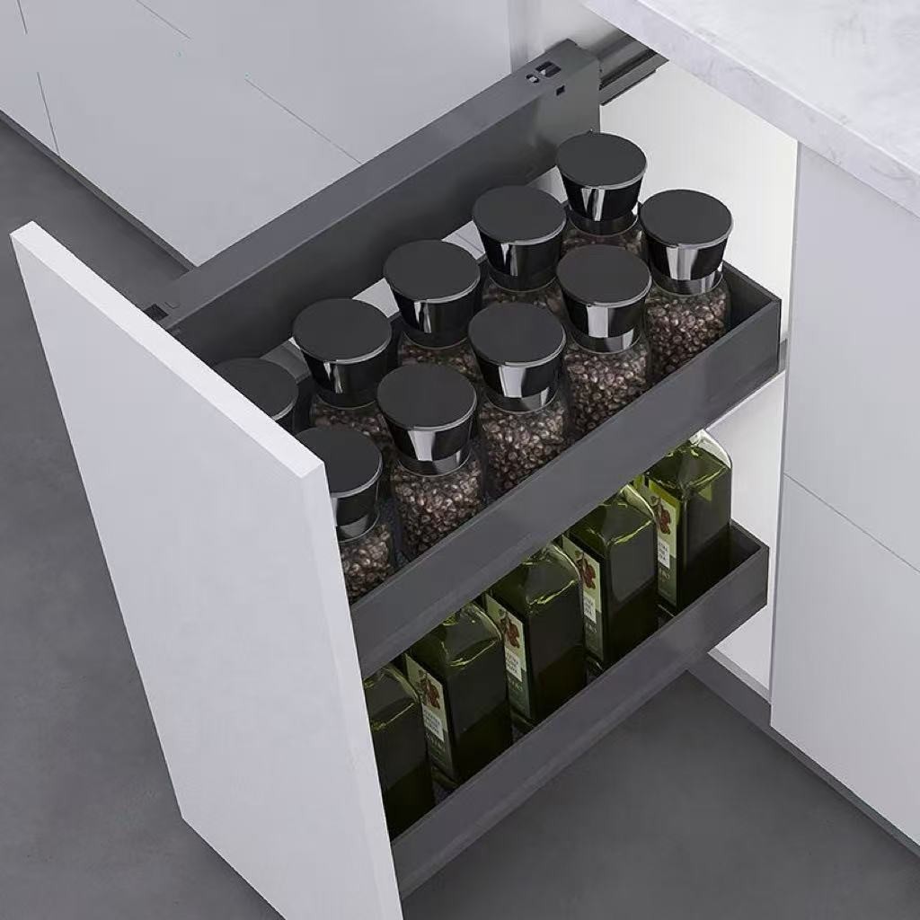 Pull Out 2 Tier Storage Basket
