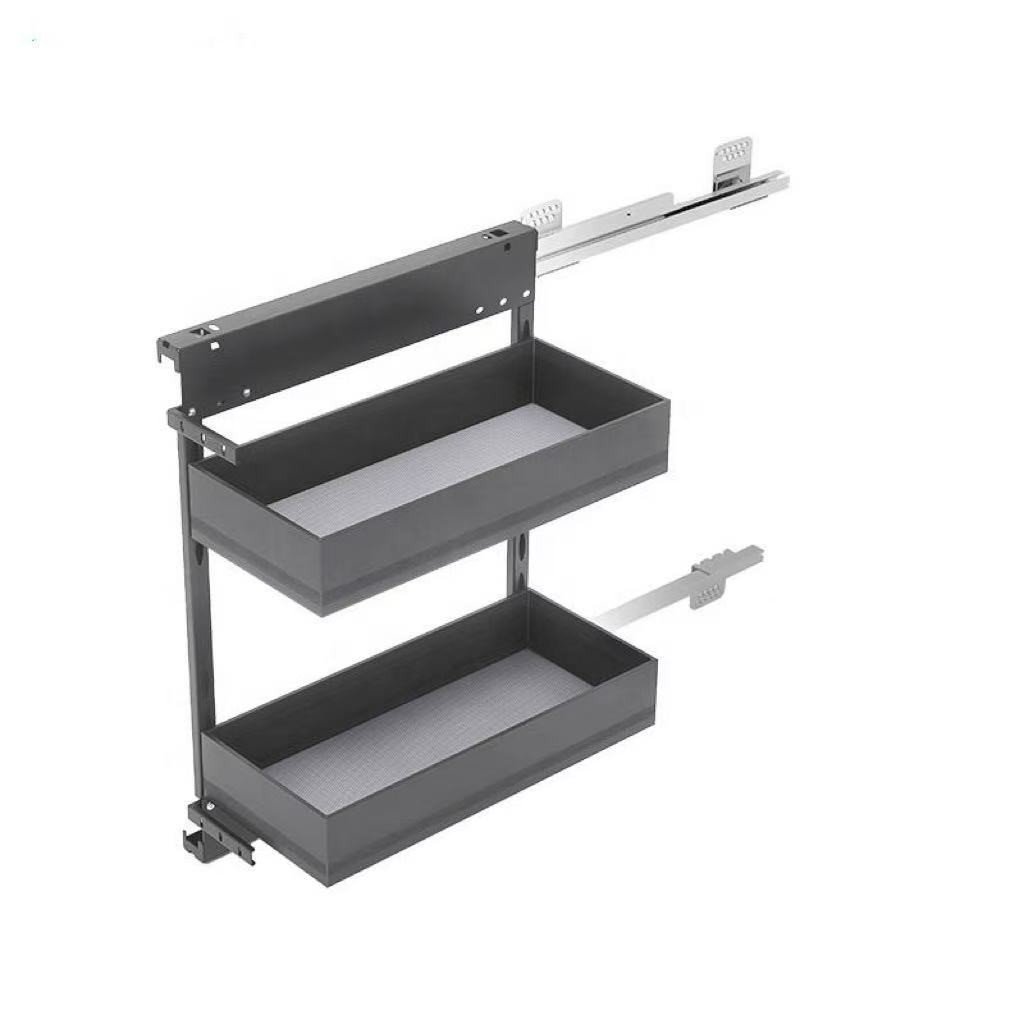 Pull Out 2 Tier Storage Basket