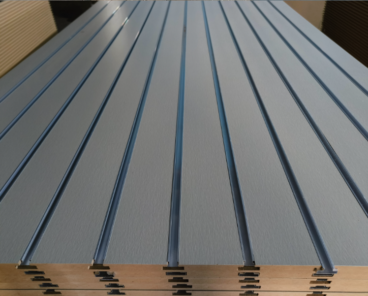 Melamine Mdf Slatwall Panel