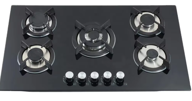 glass gas hob