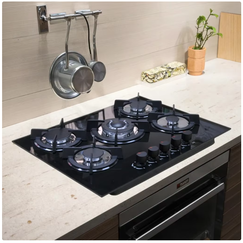 Built-in gas hob