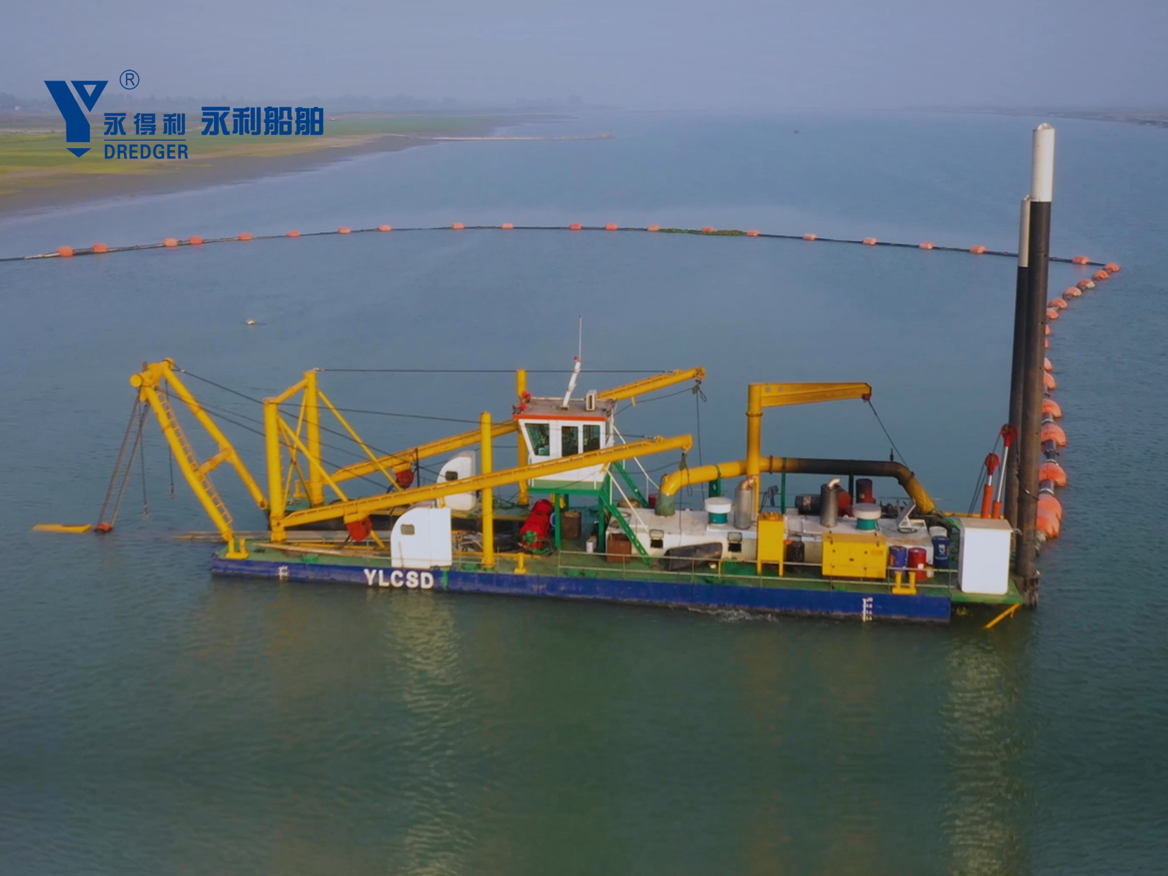 16inch(2200cbm/h) Cutter Suction Dredger Vessel/ Sand Dredging Machine Used in River