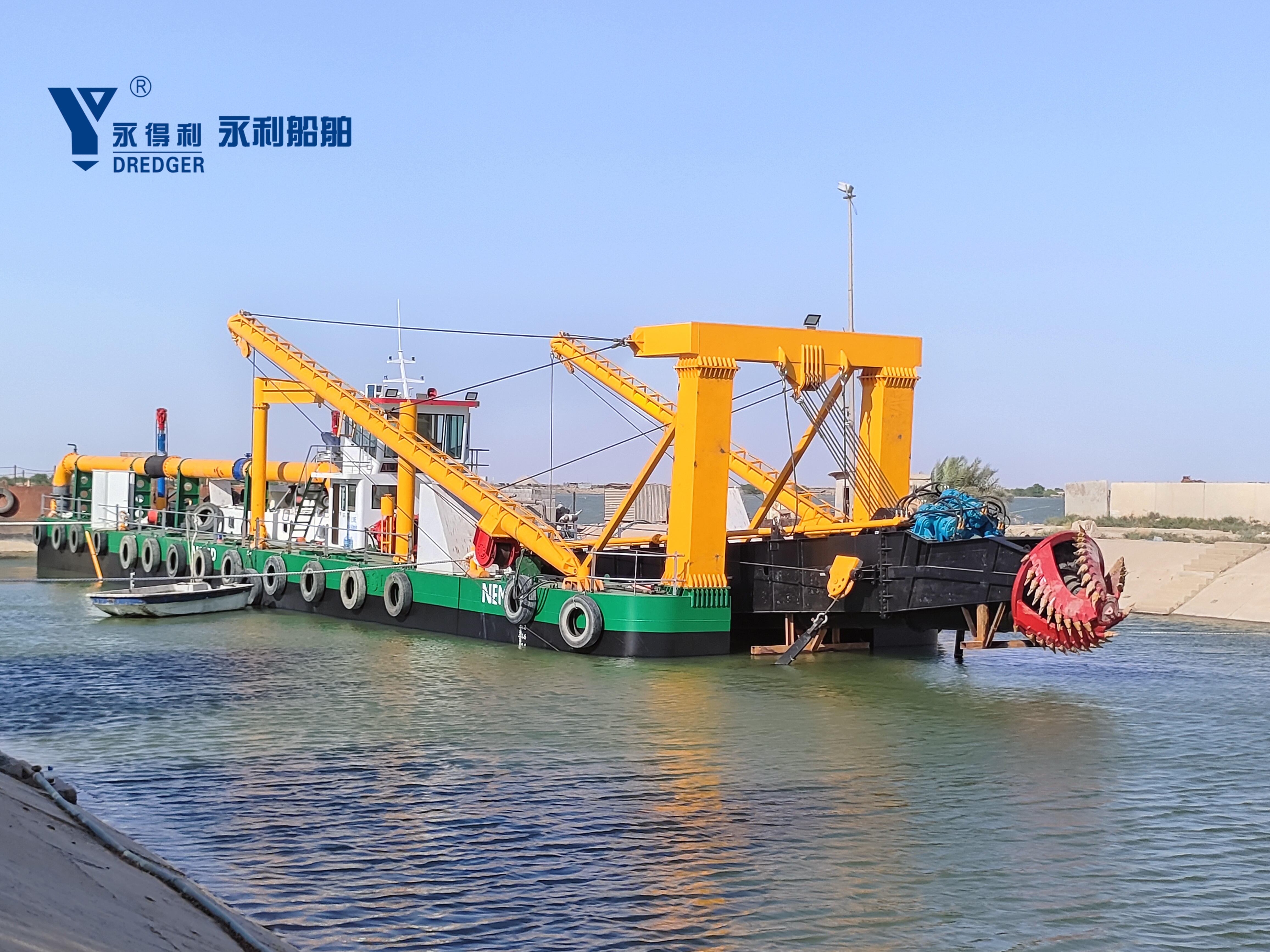 26 इंच (6000m3/h) कटर सक्शन ड्रेजर रेत ड्रेजिंग मशीन स्लरी ड्रेज पोत