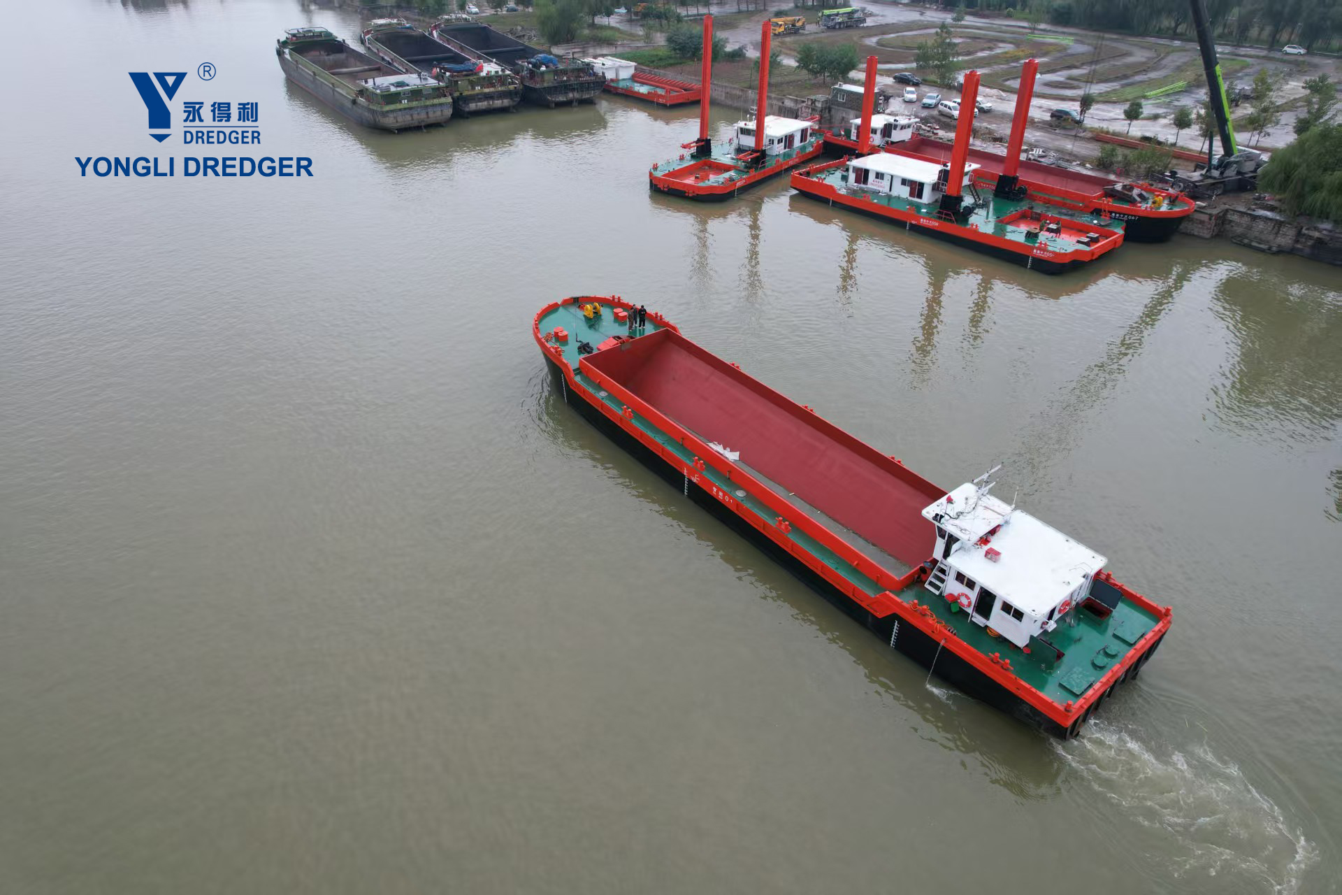 Harga Tongkang Pengangkutan Hopper Berpecah 500 meter padu