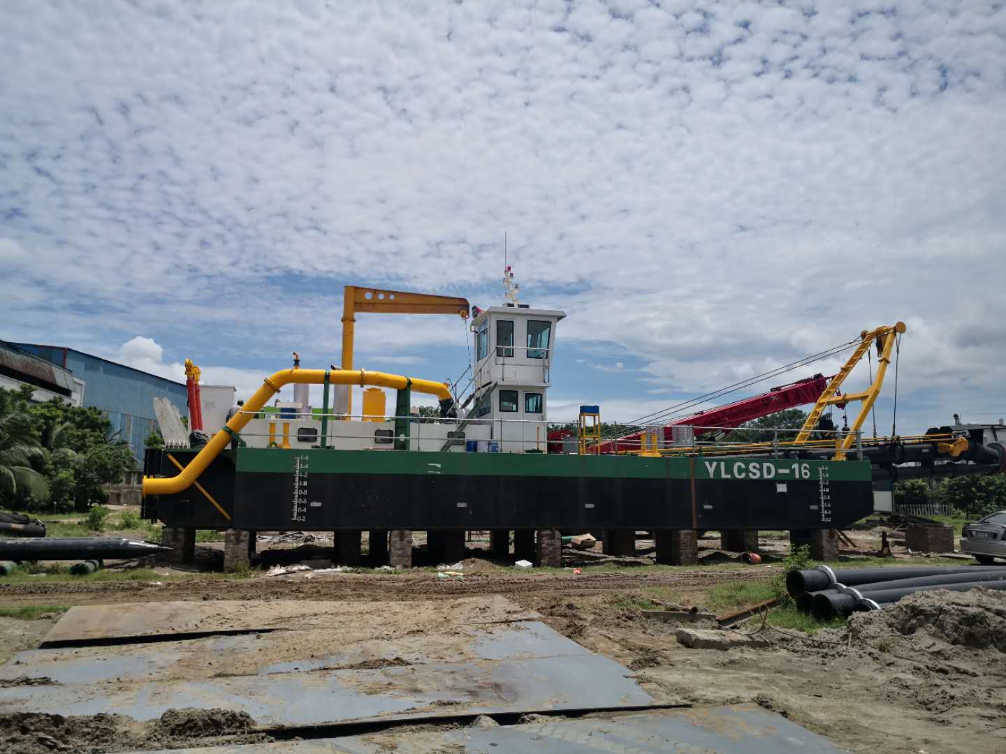 10 Inch Cutter Suction Dredger for river dredging and sand filling