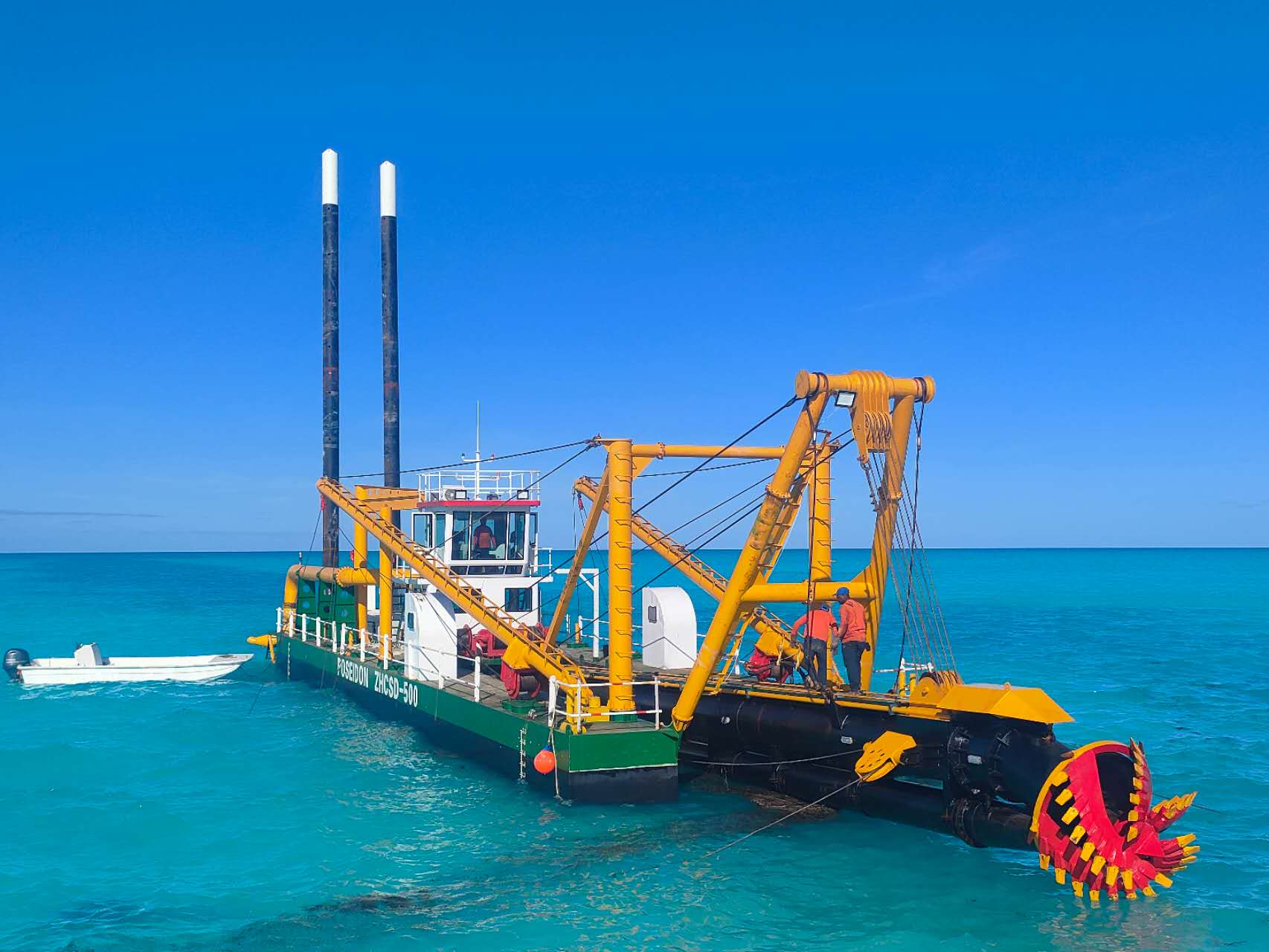 22 Inch YLCSD550 4000 Cubic Meter Per Hour Cutter Suction Dredger