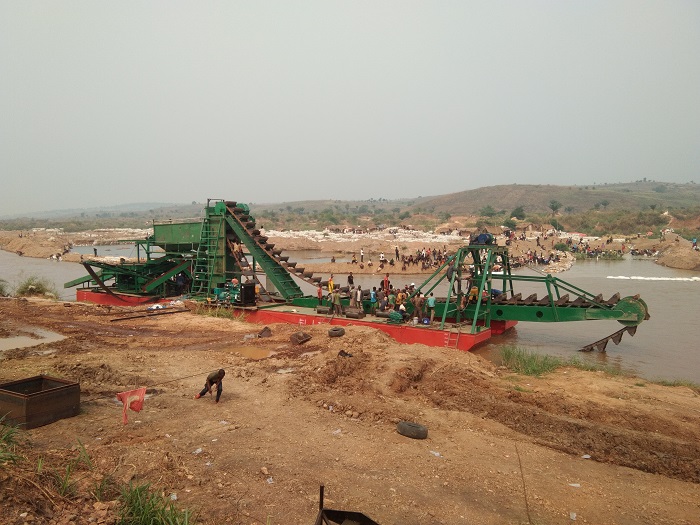 Bucket Chain Diamond Dredger