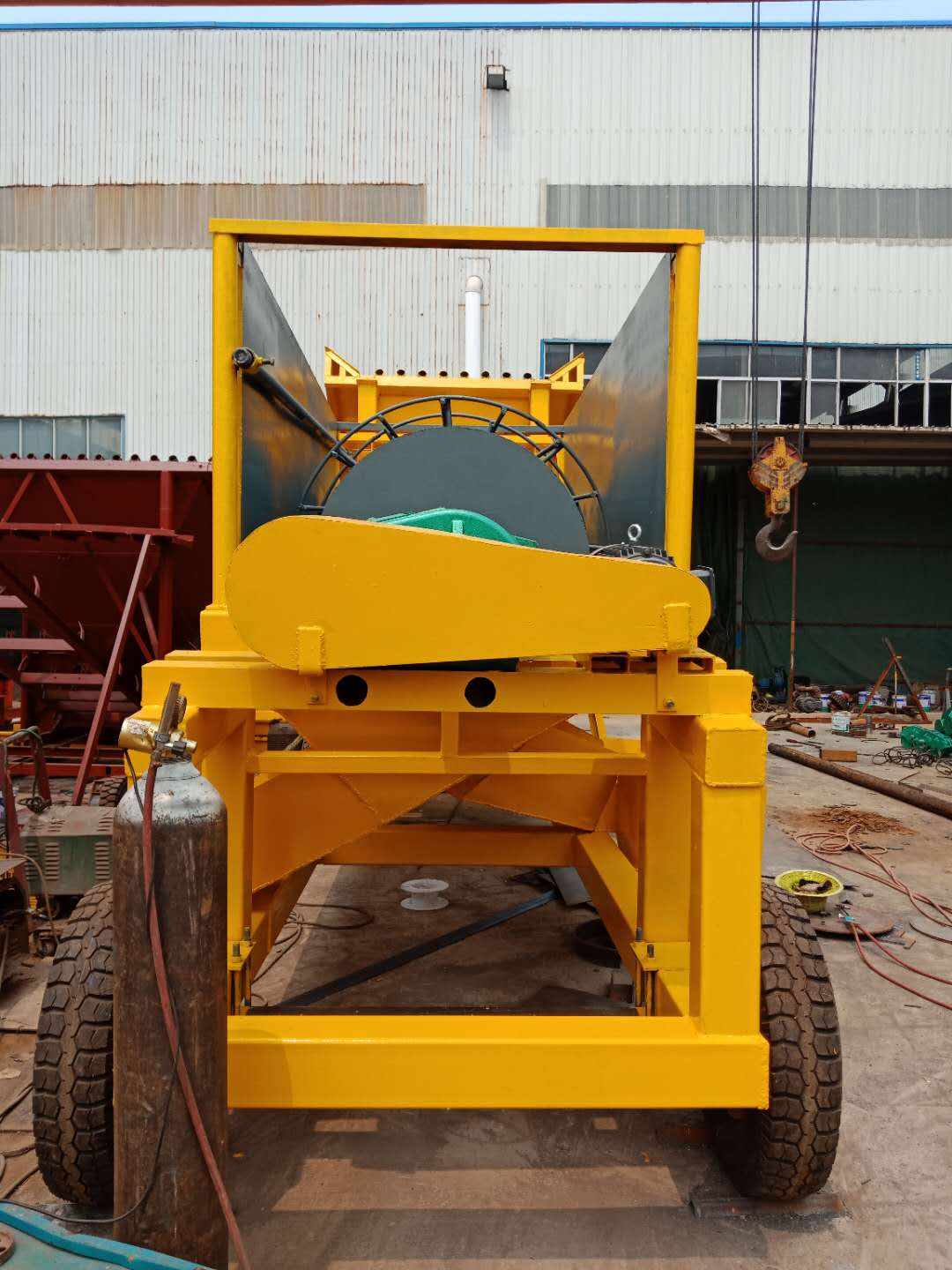 Planta/Máquina Móvel de Lavagem de Ouro de 25 TPH Fabricada pela China Yongli