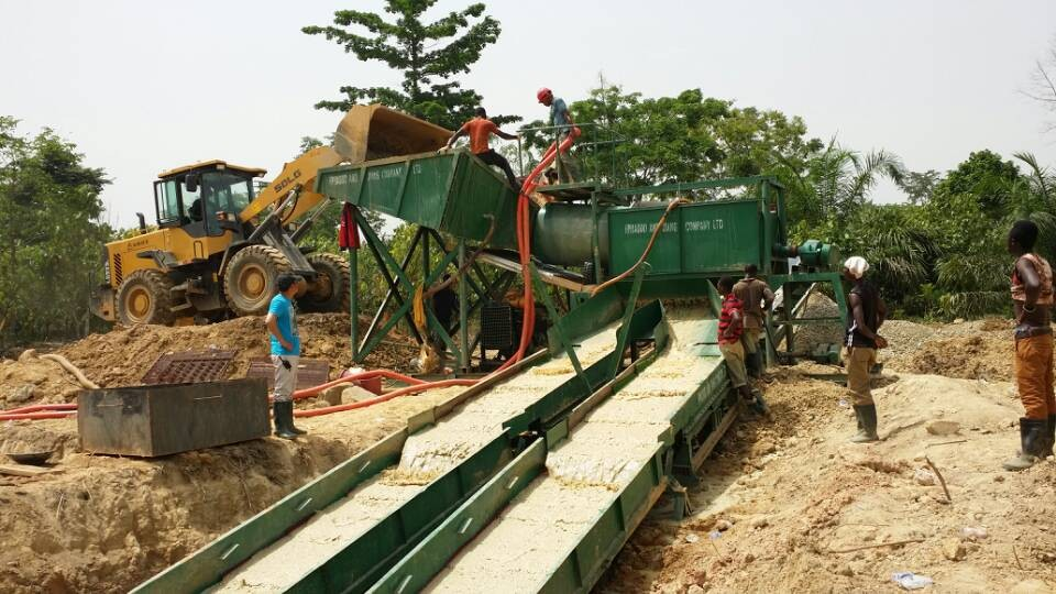 gold washing machine