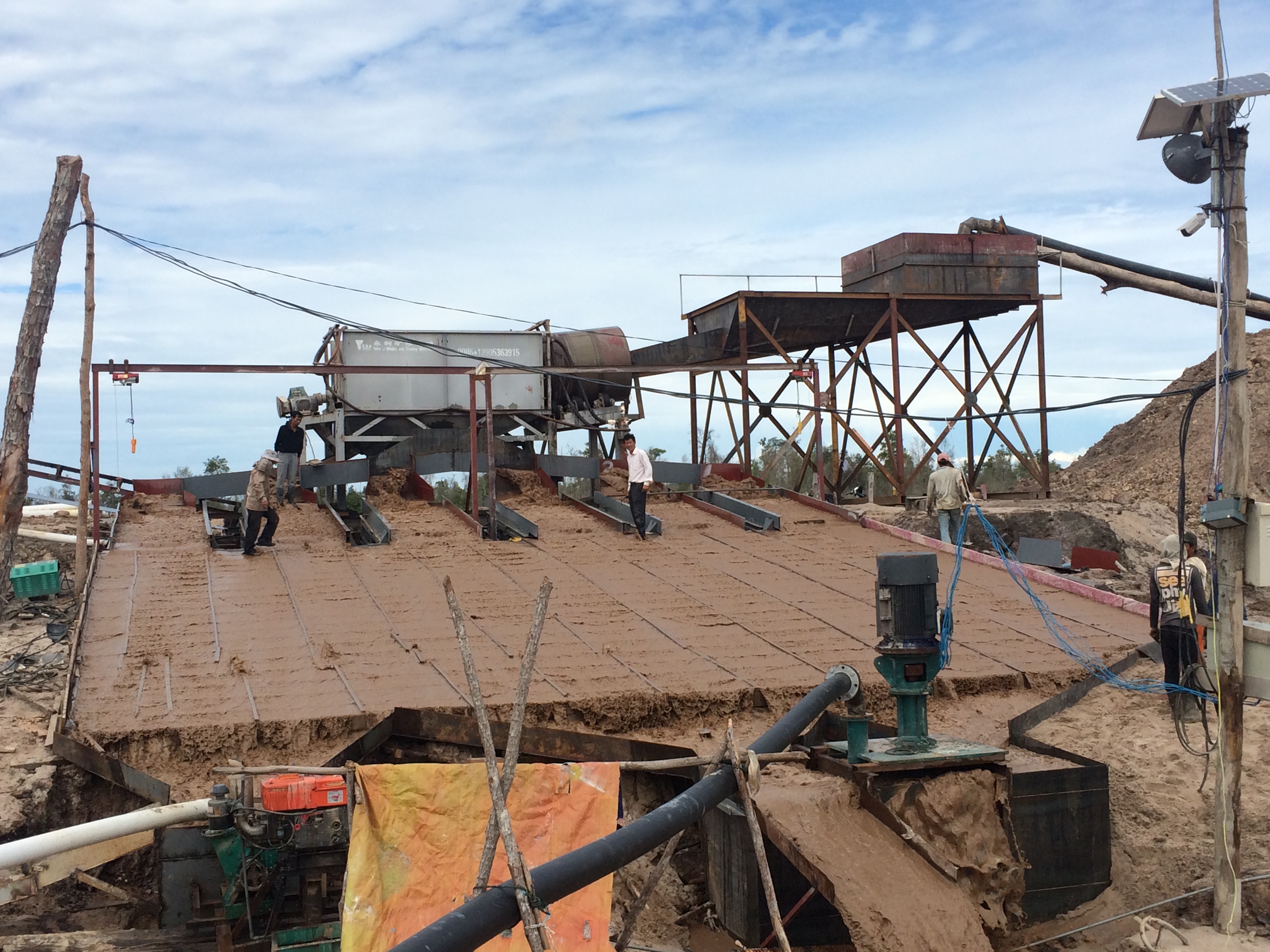Planta/Máquina/Equipamento de Lavagem de Ouro de 200 TPH à Venda
