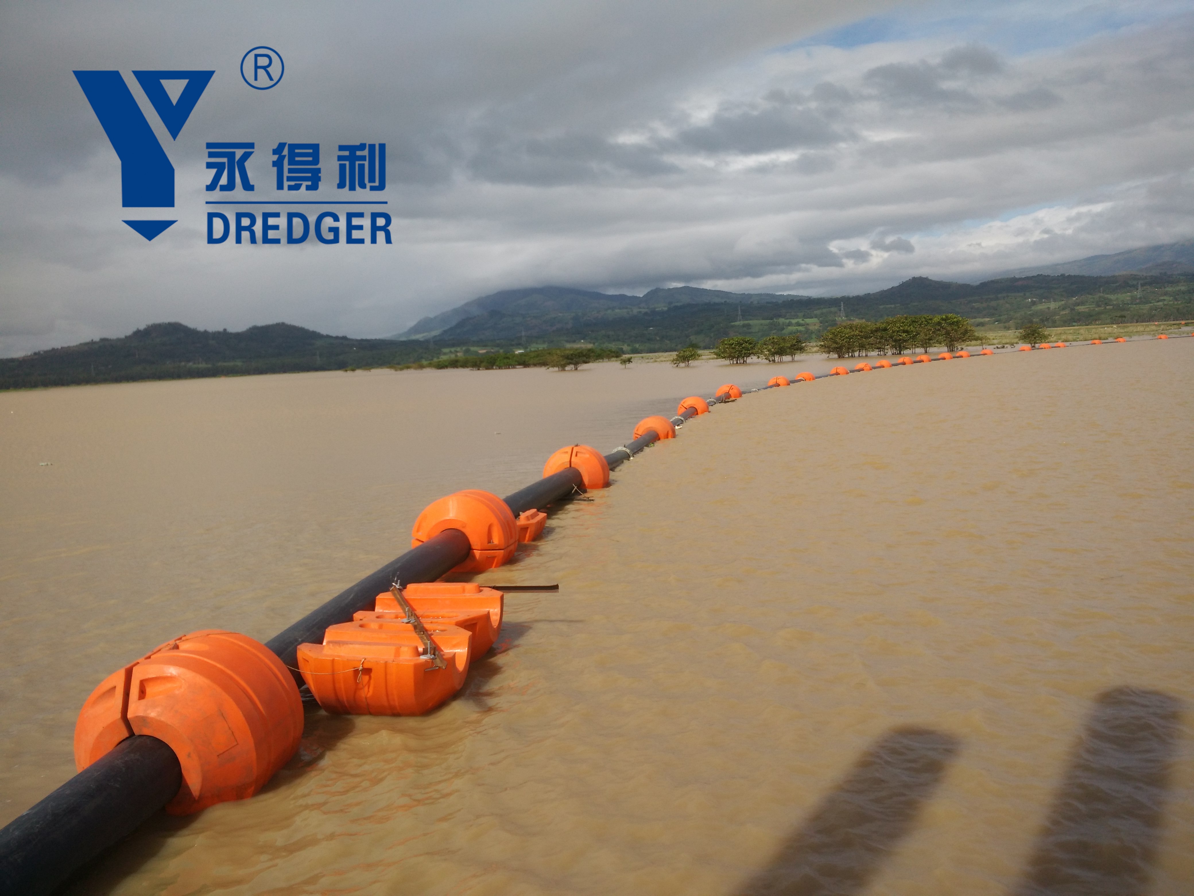 HDPE Discharge Sand Pipeline for Dredging Sand with High Buoyancy