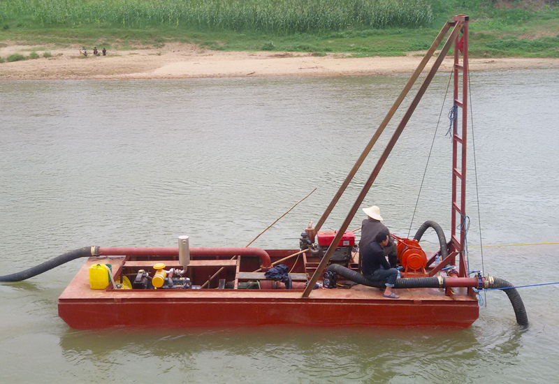 Jet Suction Dredger Gold Mining Sand Dredging for river