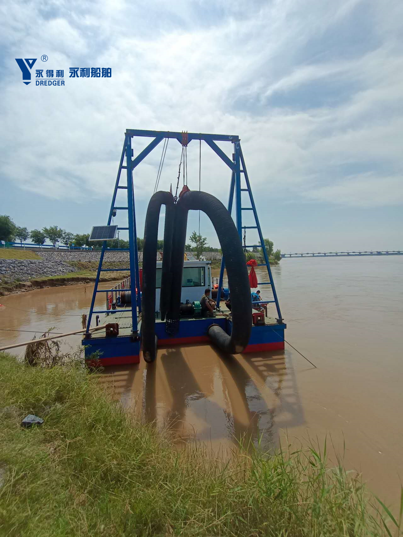 Jet Suction Gold Dredger Diesel Engine Sand Dredging Gold Mining