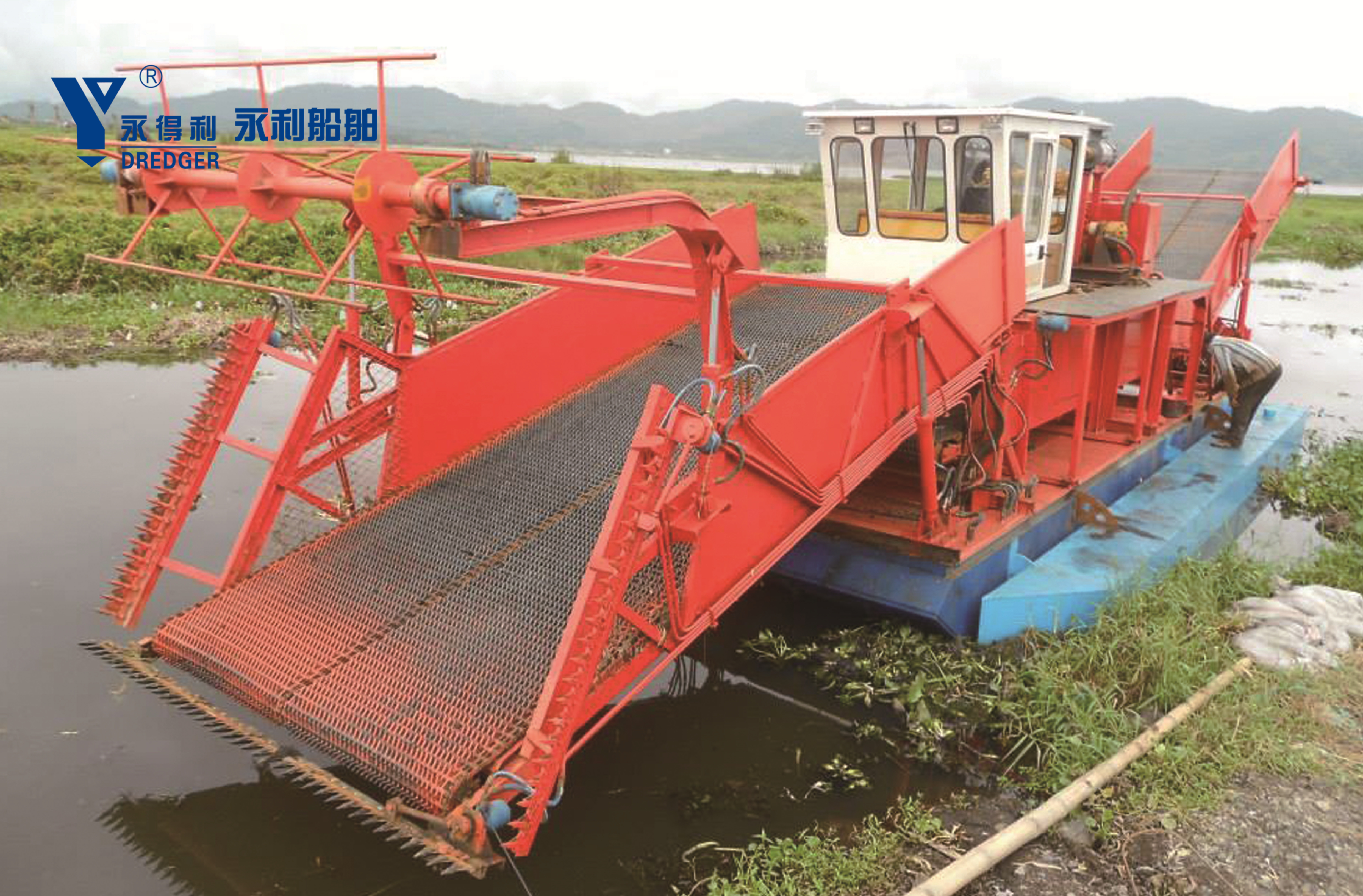 YLAWH-40 Penuai Rumpai Air/Kapal Penuai untuk Menuai Tumbuhan Akuatik