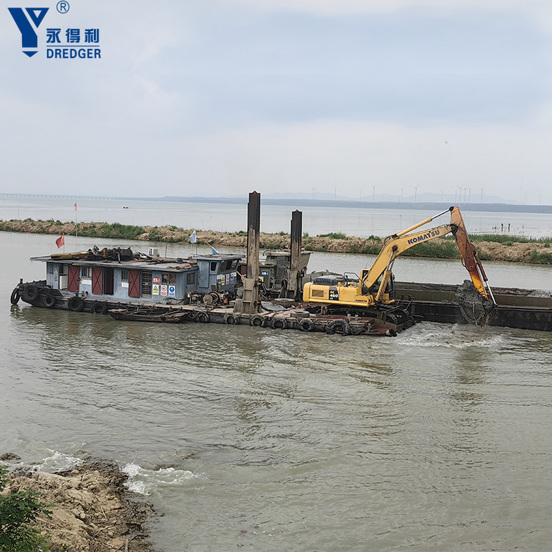 Hot Sale Customized Yongli Dredging Backhoe Dredger Machine for Sand Mining