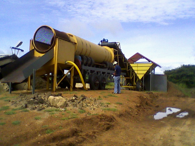 100TPH Customized Diamond Mining Washing Recovery Equipment Plant